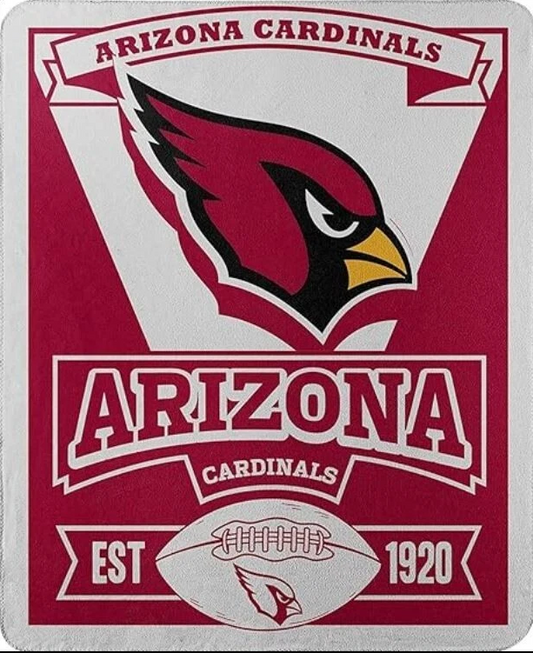 Arizona Cardinals Northwest Established 50x60 Fleece Throw