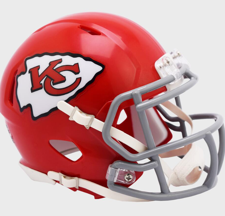 Kansas City Chiefs Riddell 1963-1973 Red Mini Speed Replica Helmet