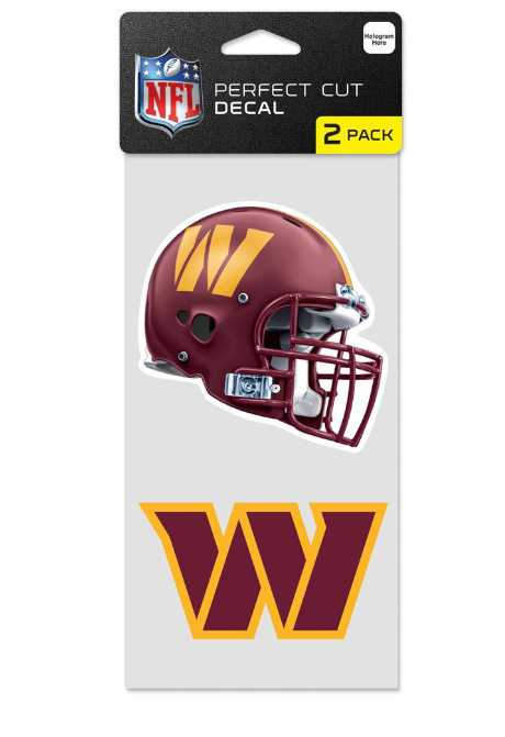 Washington Commandes Wincraft Perfect Cut Decal 4x4 Set of Two