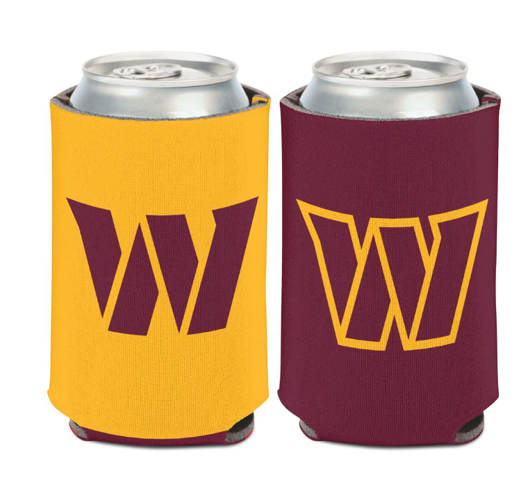 Washington Commanders Team Logo 2sided Can Cooler