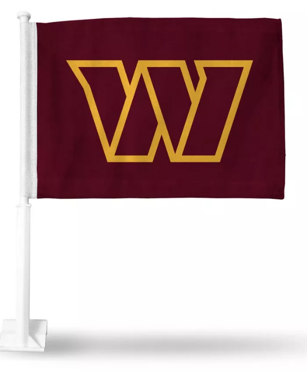 Washington Commanders Wincraft Team Logo Car Flags