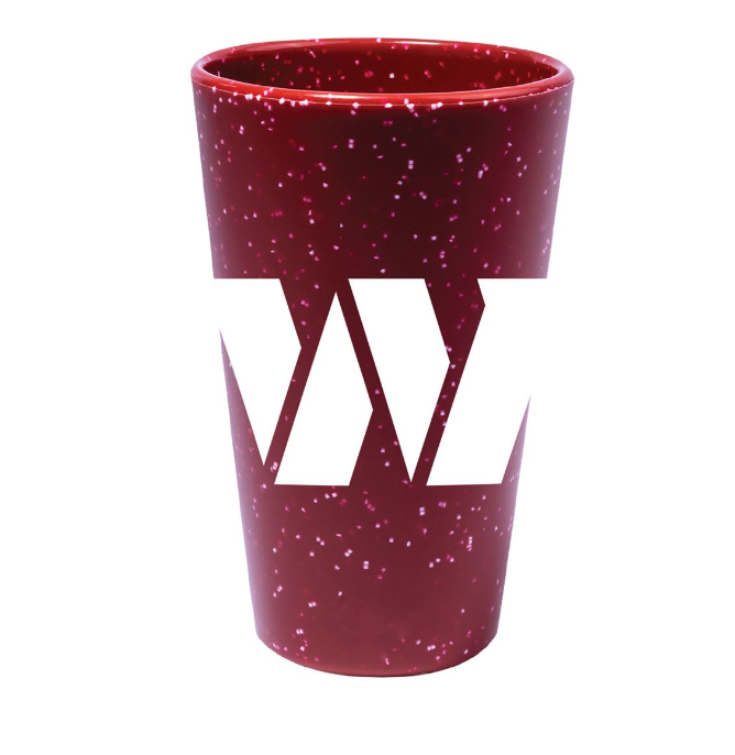 Washington Commanders Wincraft Speckle 16 oz Silicone Pint Glass