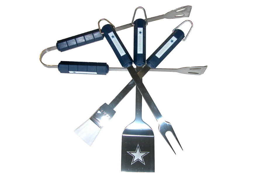 Dallas Cowboys Siskiyou 4-Piece Grill Tool Set