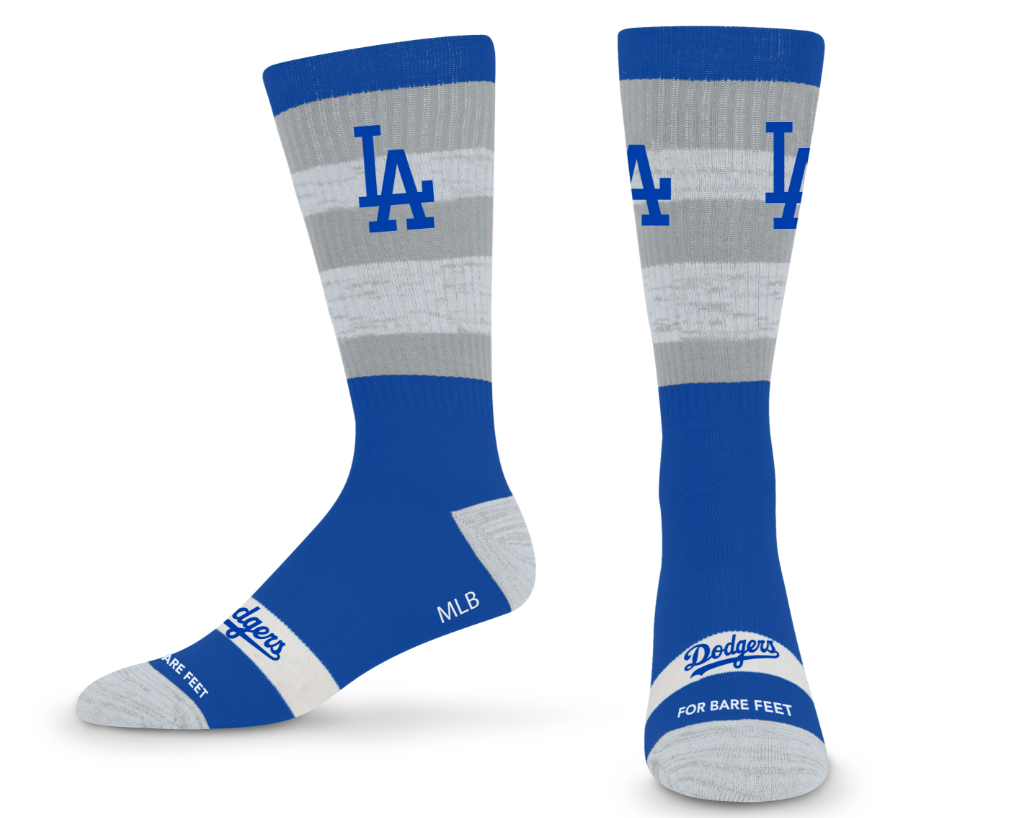 Los Angeles Dodgers For Bare Feet Disruptor Socks