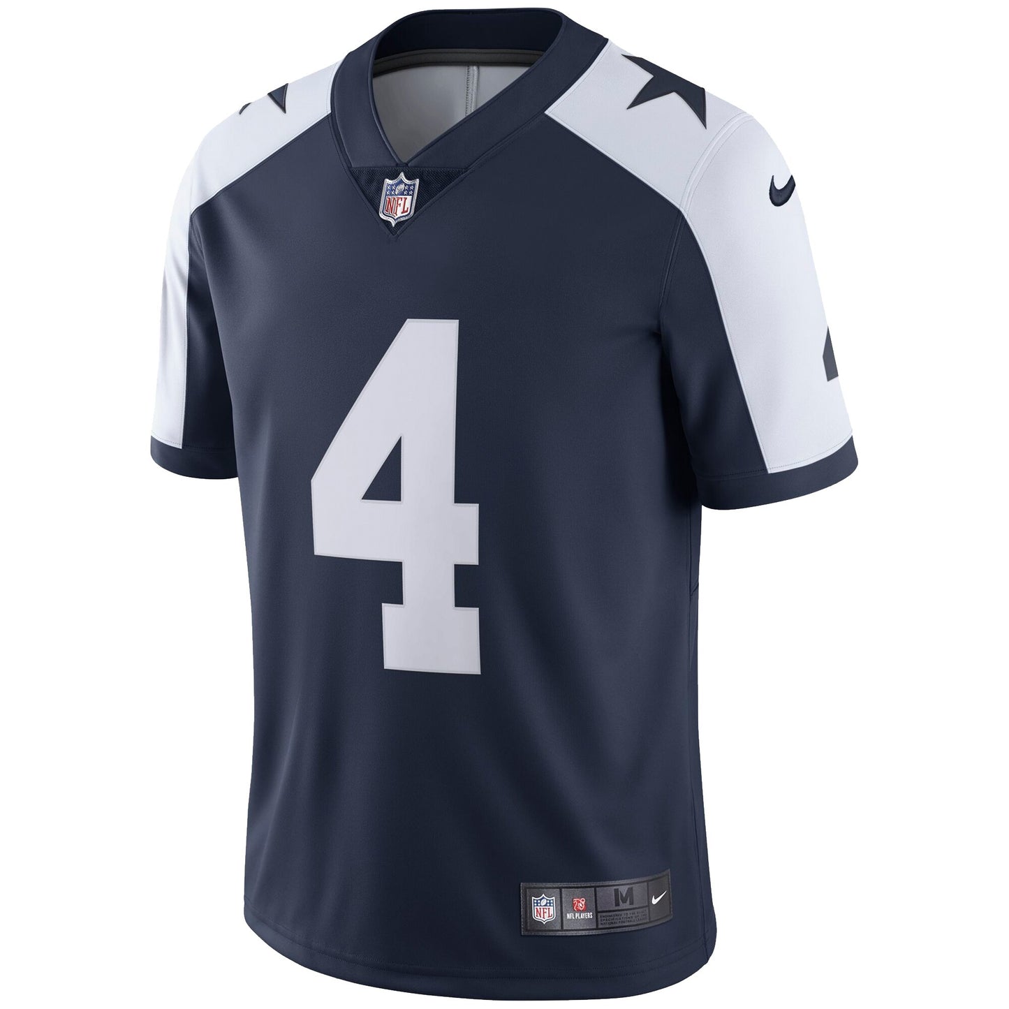 Dallas Cowboys Nike #4 Dak Prescott Youth Vapor Limited Jersey - Throwback