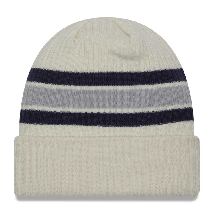 Dallas Cowboys New Era Vintage Cuffed Knit Hat - Cream