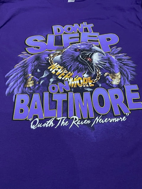 Don't Sleep On Blatimore T-Shirt - Purple