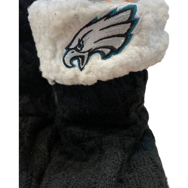 Philadelphia Eagles Women's Fold Over Knit Cable Boots