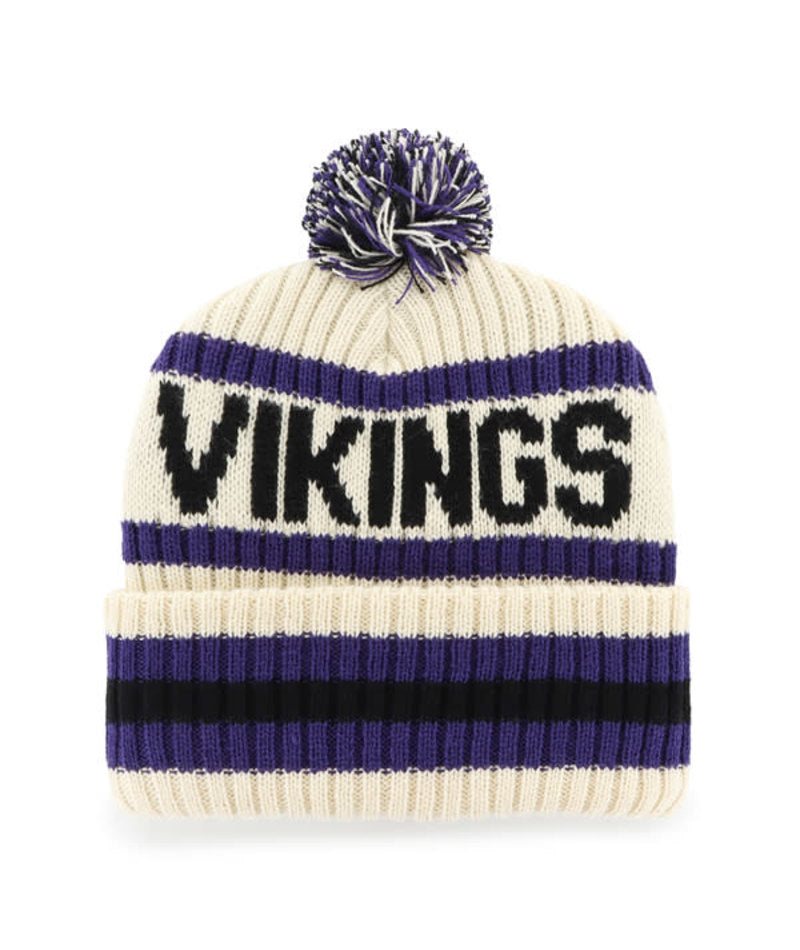 Minnesota Vikings '47 Brand Team Natural Bering Knit Hat