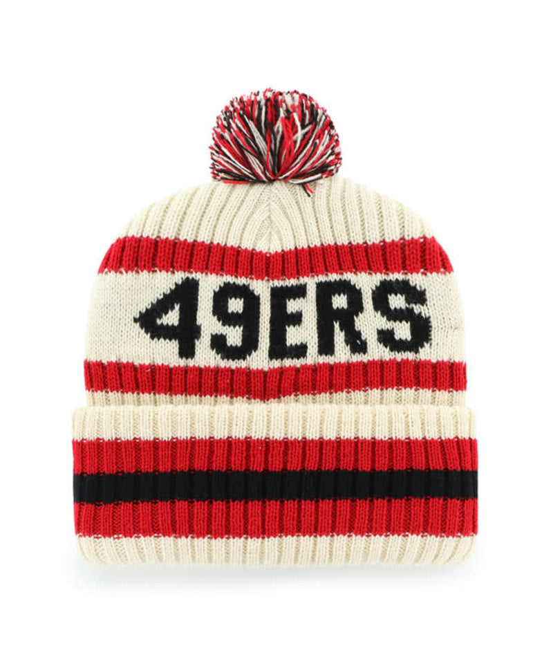 San Francisco 49ers '47 Brand Team Natural Bering Knit Hat