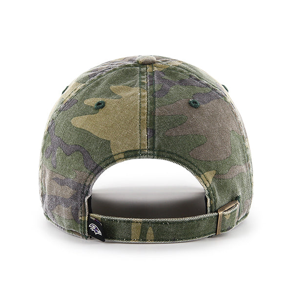 Baltimore Ravens Cargo Camo '47 Clean Up Adjustable Dad Hat