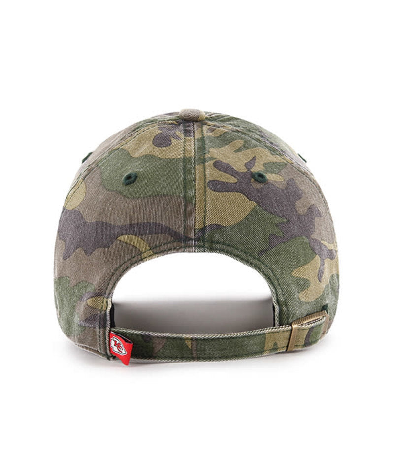 Kansas City Chiefs '47 Brand Cargo Camo Clean Up Adjustable Dad Hat