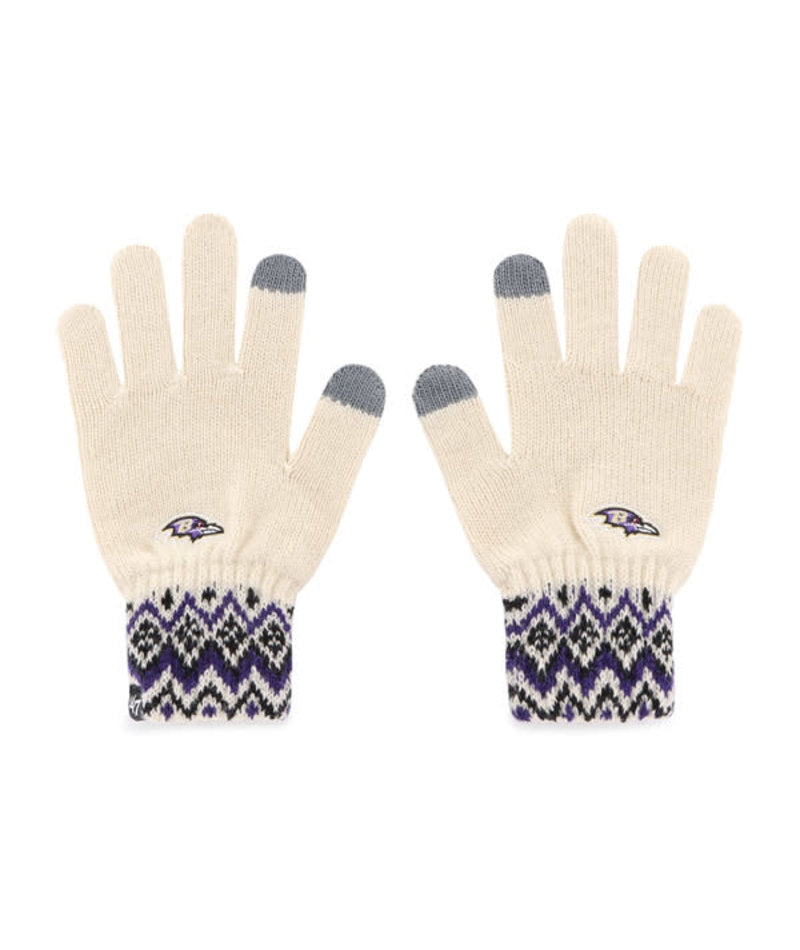 Baltimore Ravens'47 Brand Women's Texting Elsa Gloves