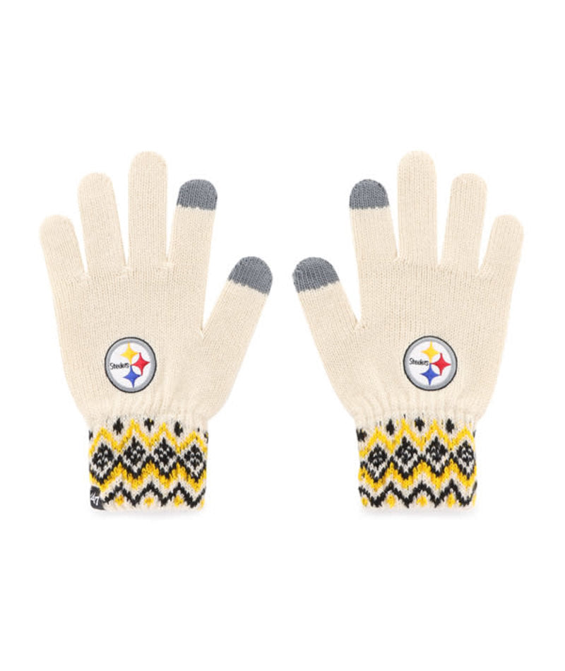 Pittsburgh Steelers '47 Brand Women's Texting Elsa Gloves