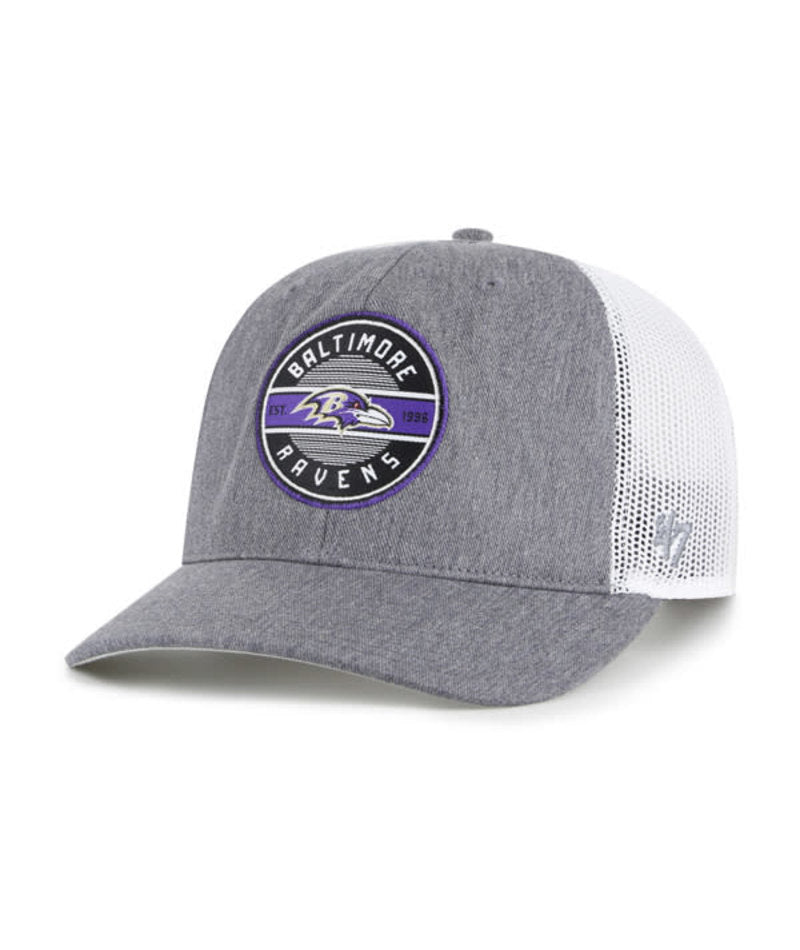Baltimore Ravens '47 Brand Hash Mark Trucker Gray