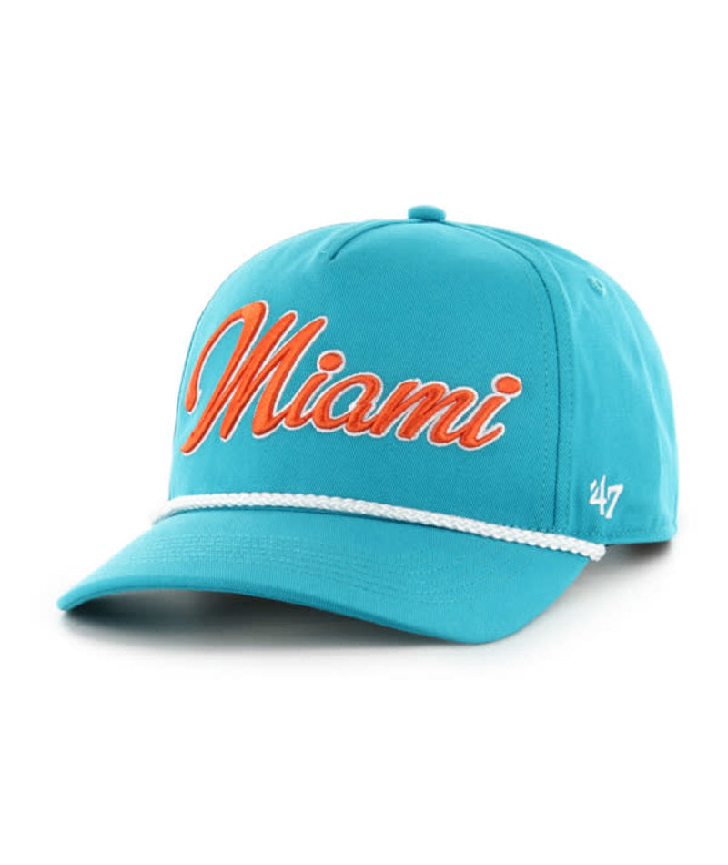 Miami Dolphins '47 Over Hand Hitch Relaxed Fit Adjustable Hat