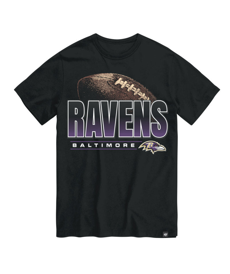 Baltimore Ravens '47 Flint Shadow Down T-Shirt-Black