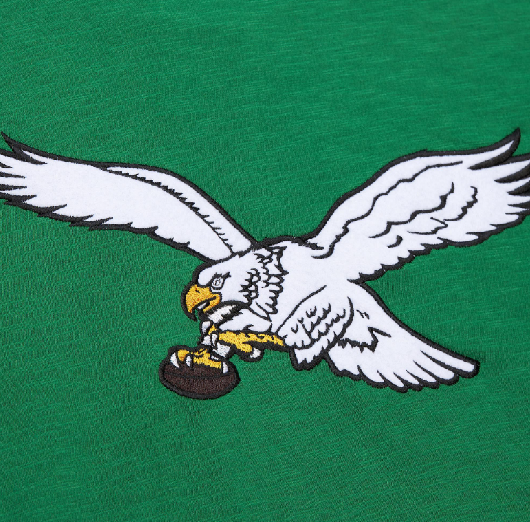Philadelphia Eagles Mitchell & Ness Legendary Heritage Slub T-Shirt-Green
