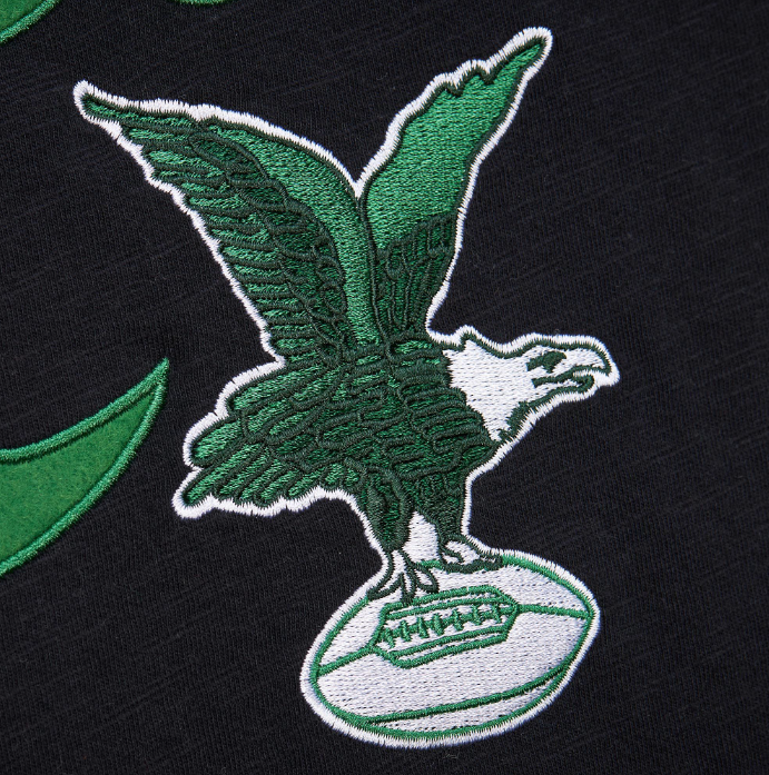 Philadelphia Eagles Mitchell & Ness Legendary Vintage Logo Long Sleeve Shirt