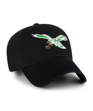 Philadelphia Eagles '47 Black Legacy Clean Up Adjustable Hat