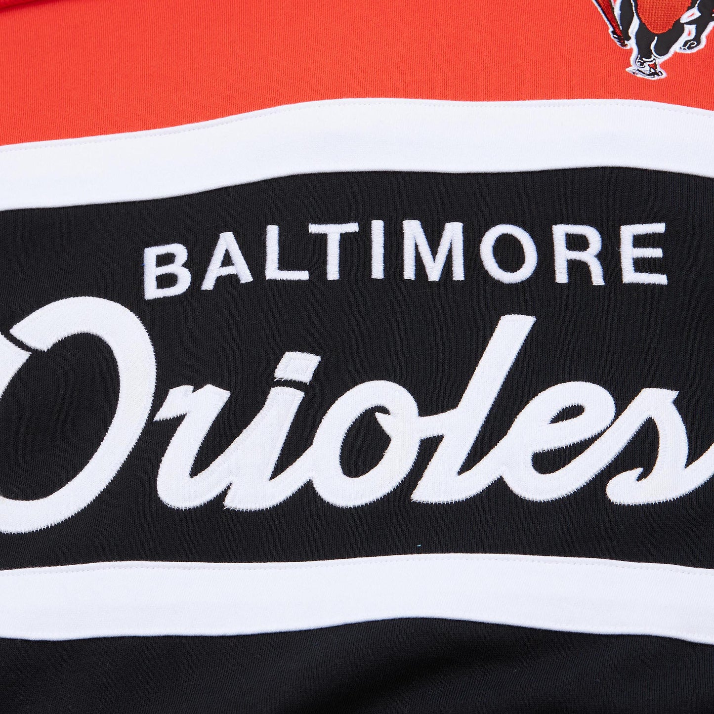 Baltimore Orioles Mitchell & Ness Head Coach Pullover Hoodie