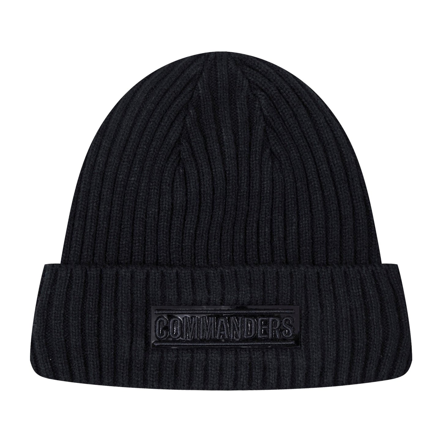 Washington Commanders Pro Standard Classic Triple Black Beanie Knit Hat