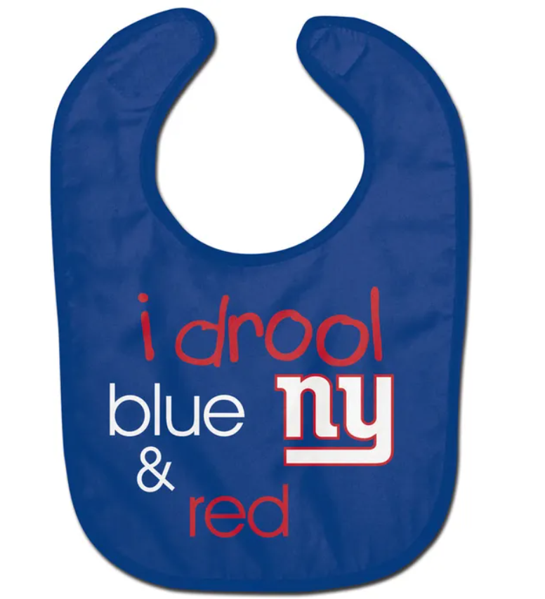 New York Giants Wincraft Infant I Drool Royal & Red All Pro Bib
