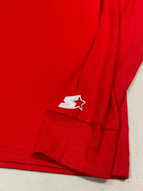 Atlanta Falcons Starter Grid Icon Long Sleeve Shirt- Red