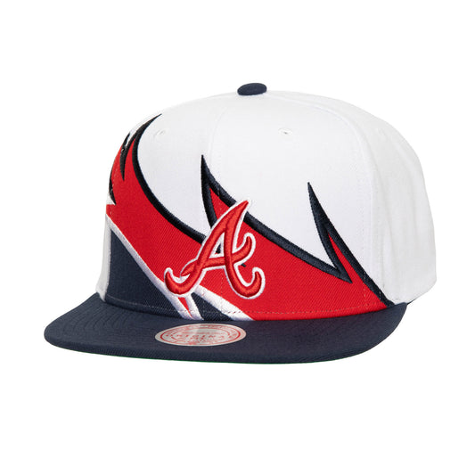 Atlanta Braves Mitchell & Ness Wave Runner Snapback Hat