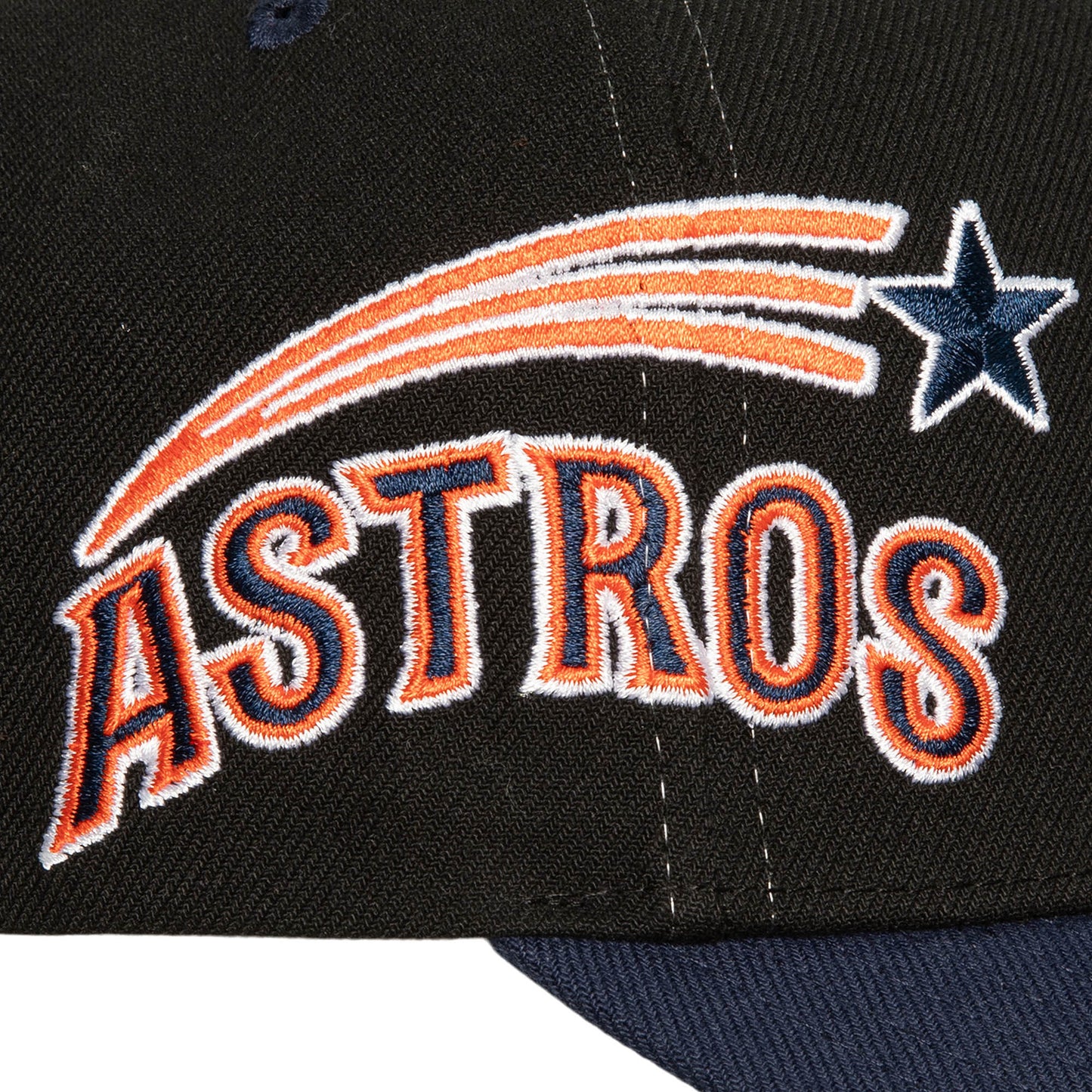 Houston Astros Mitchell & Ness Over Bite Pro Crown Snapback Hat