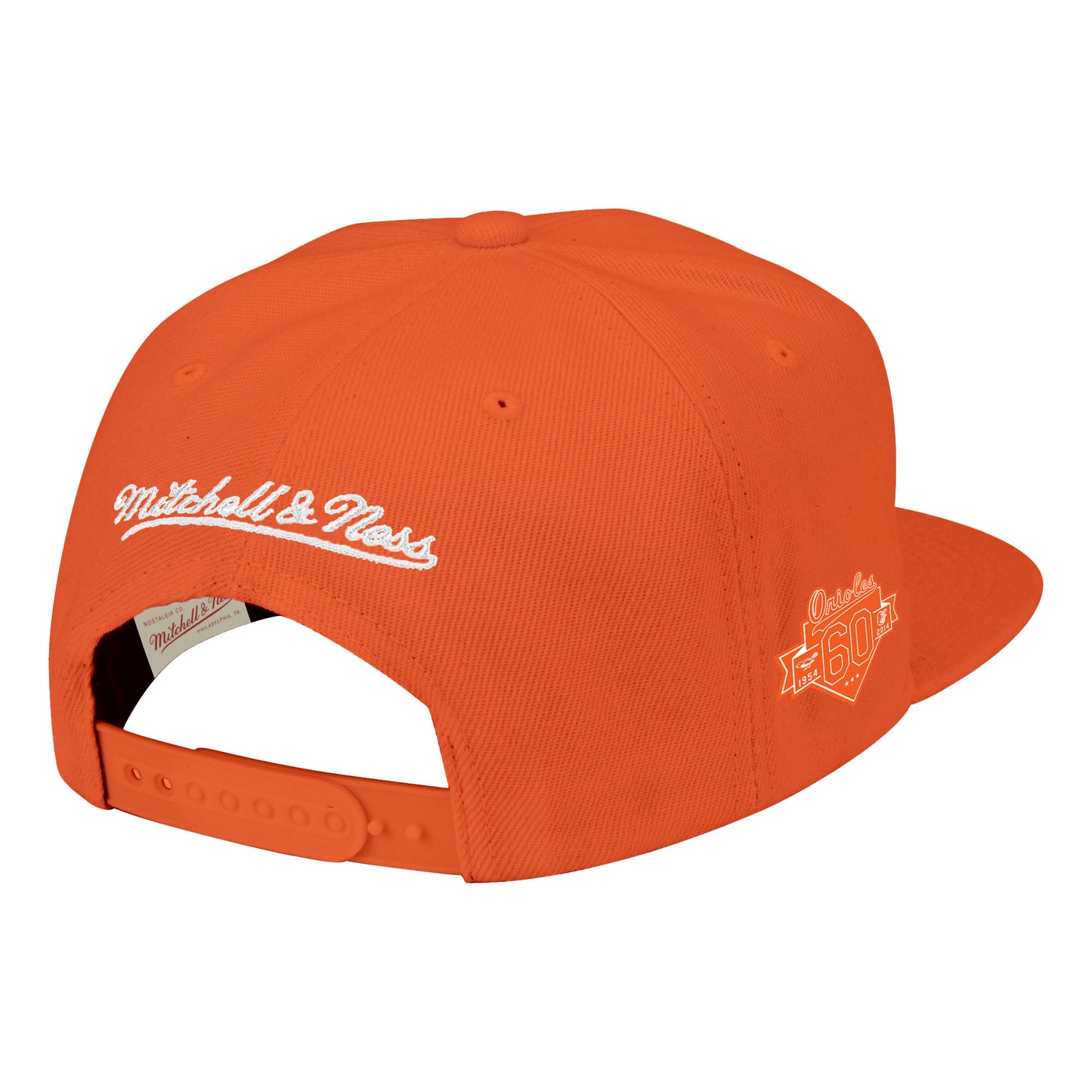 Baltimore Orioles Mitchell & Ness Back To Basics 60th Anniversary Snap Back Hat
