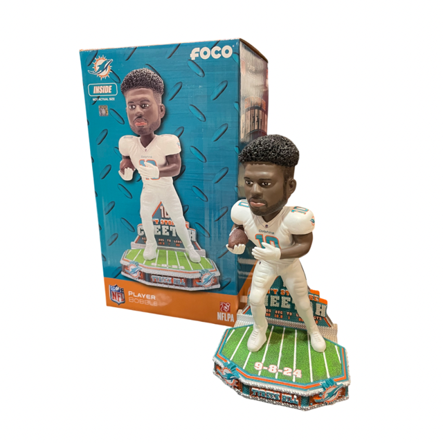 Miami Dolphins FOCO Tyreek Hill Game Breaker Bobblehead