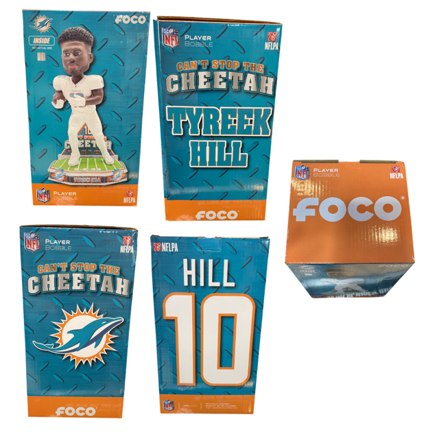 Miami Dolphins FOCO Tyreek Hill Game Breaker Bobblehead