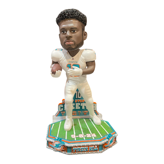Miami Dolphins FOCO Tyreek Hill Game Breaker Bobblehead