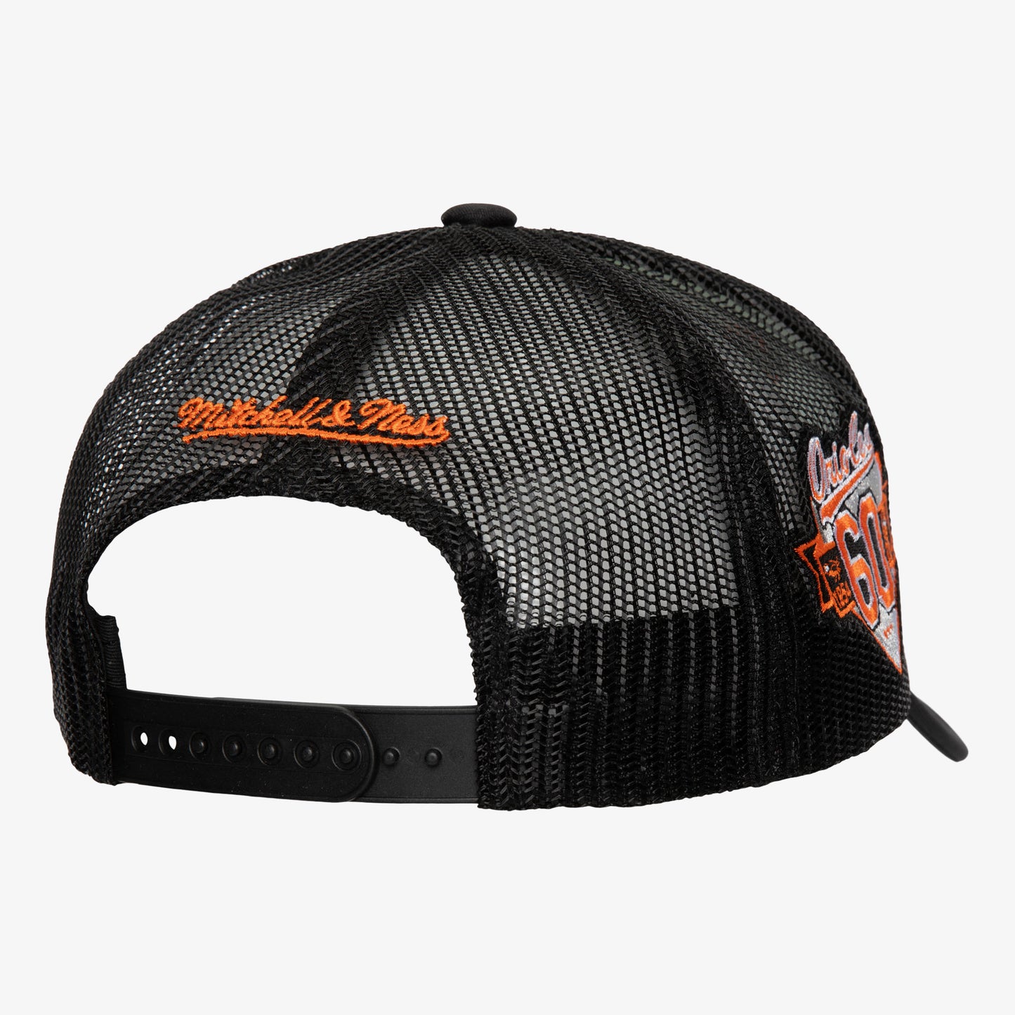 Baltimore Orioles Mitchell & Ness Blocker Foam Retro Trucker Snap Back Hat