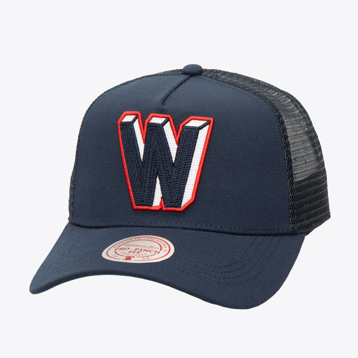 Washington Senators Mitchell & Ness Pro-Pinch Trucker Snap Back Hat