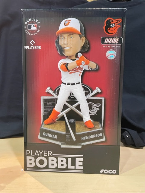 Baltimore Orioles Forever Collectibles Gunnar Henderson Silver Slugger Award Bobblehead
