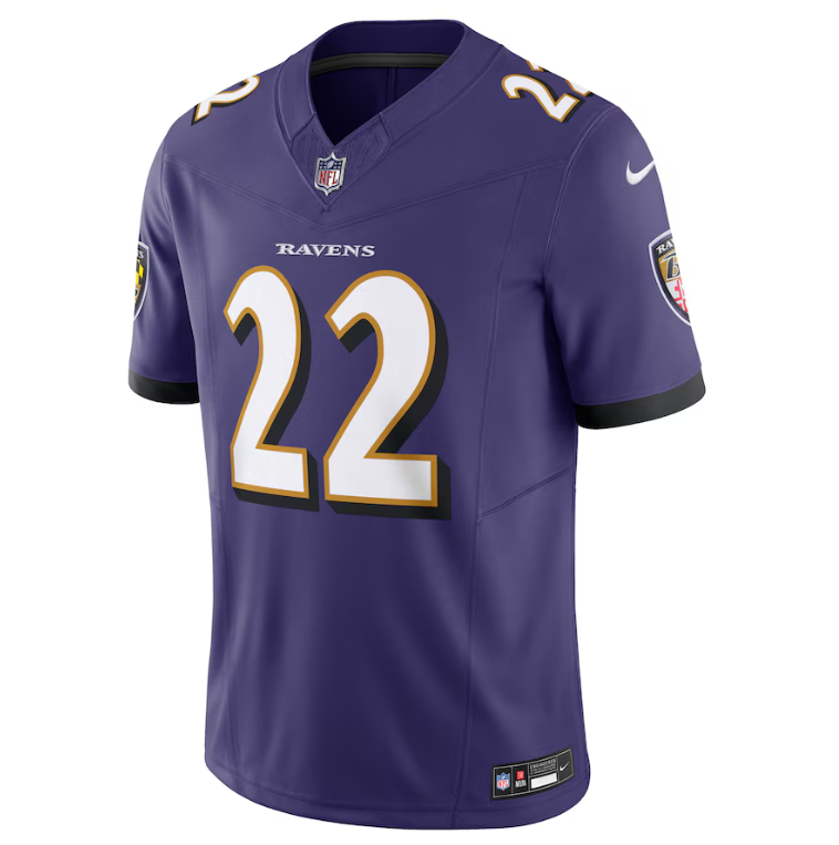 Baltimore Ravens Nike Derrick Henry #22 Men's F.U.S.E Purple Jersey