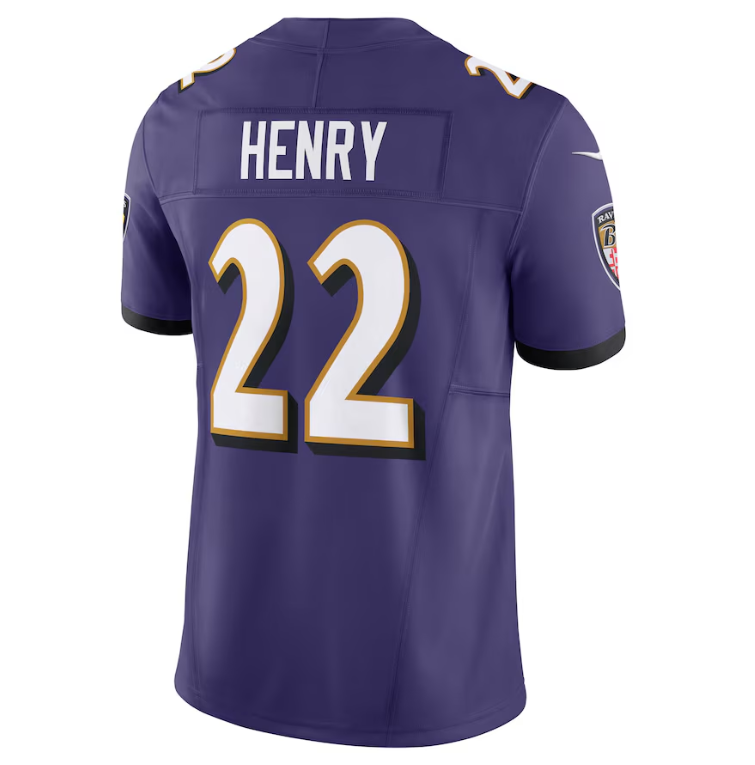 Baltimore Ravens Nike Derrick Henry #22 Men's F.U.S.E Purple Jersey