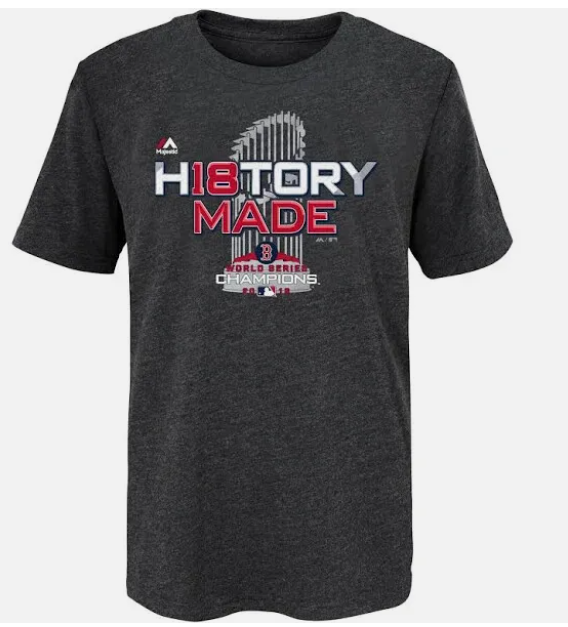 Boston Red Sox 2018 World Series Champions Locker Room Men's T-Shirt