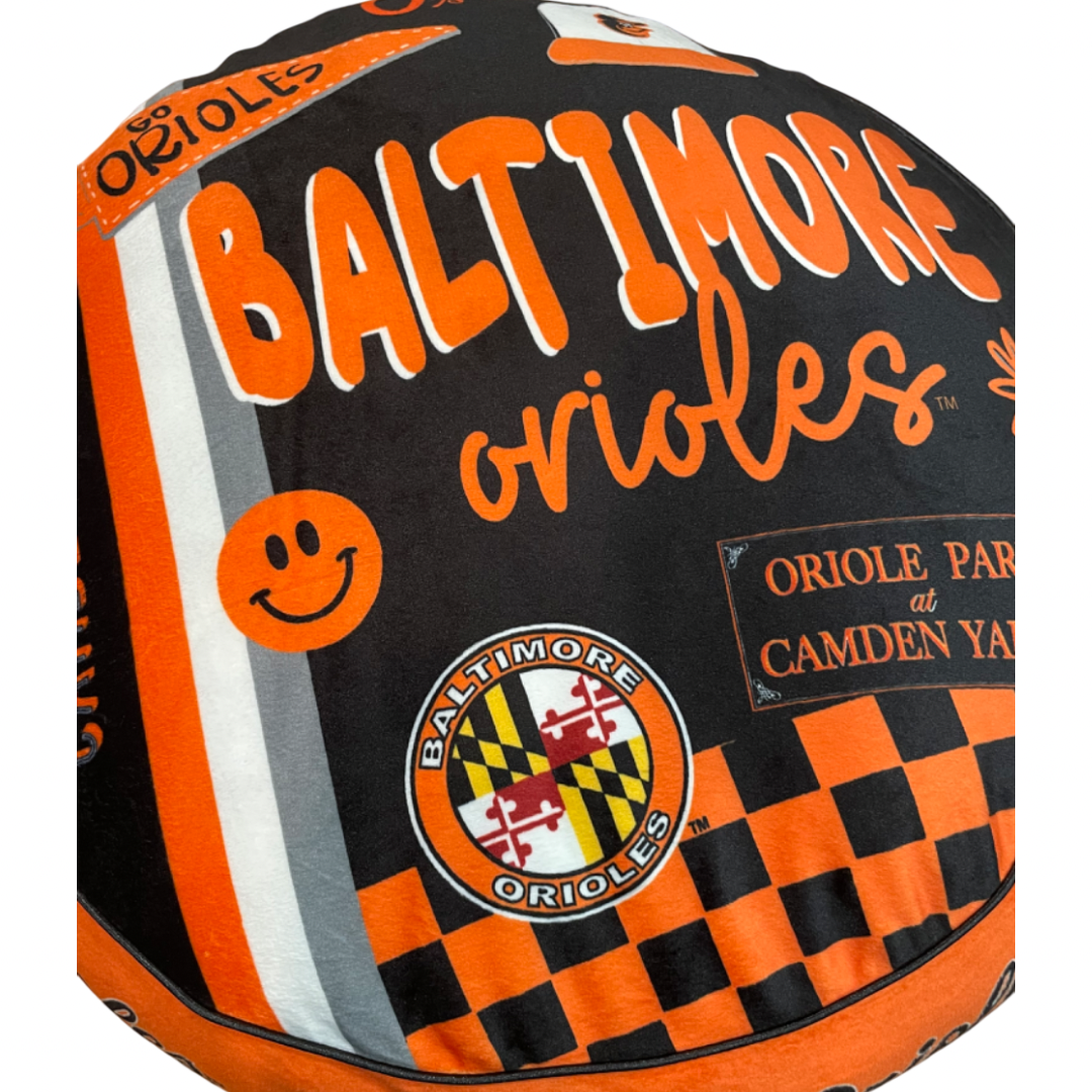 Baltimore Orioles Pegasus Circle Squish Pillow