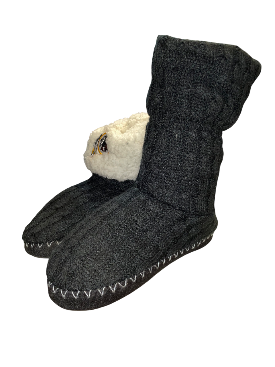 Washington Redskins Women's Fold Over Knit Cable Boots