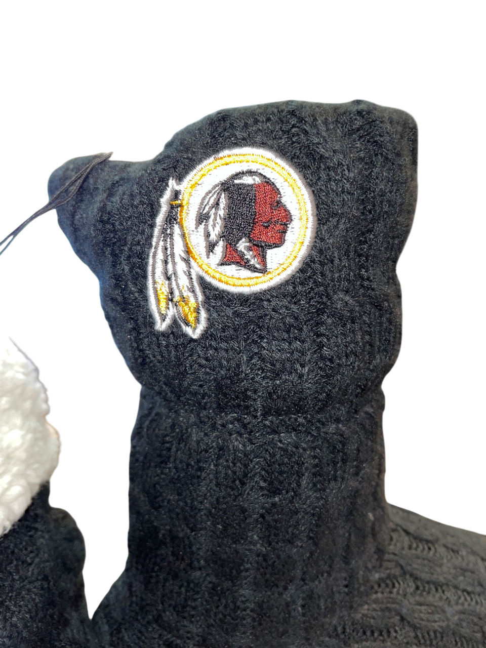Washington Redskins Women's Fold Over Knit Cable Boots