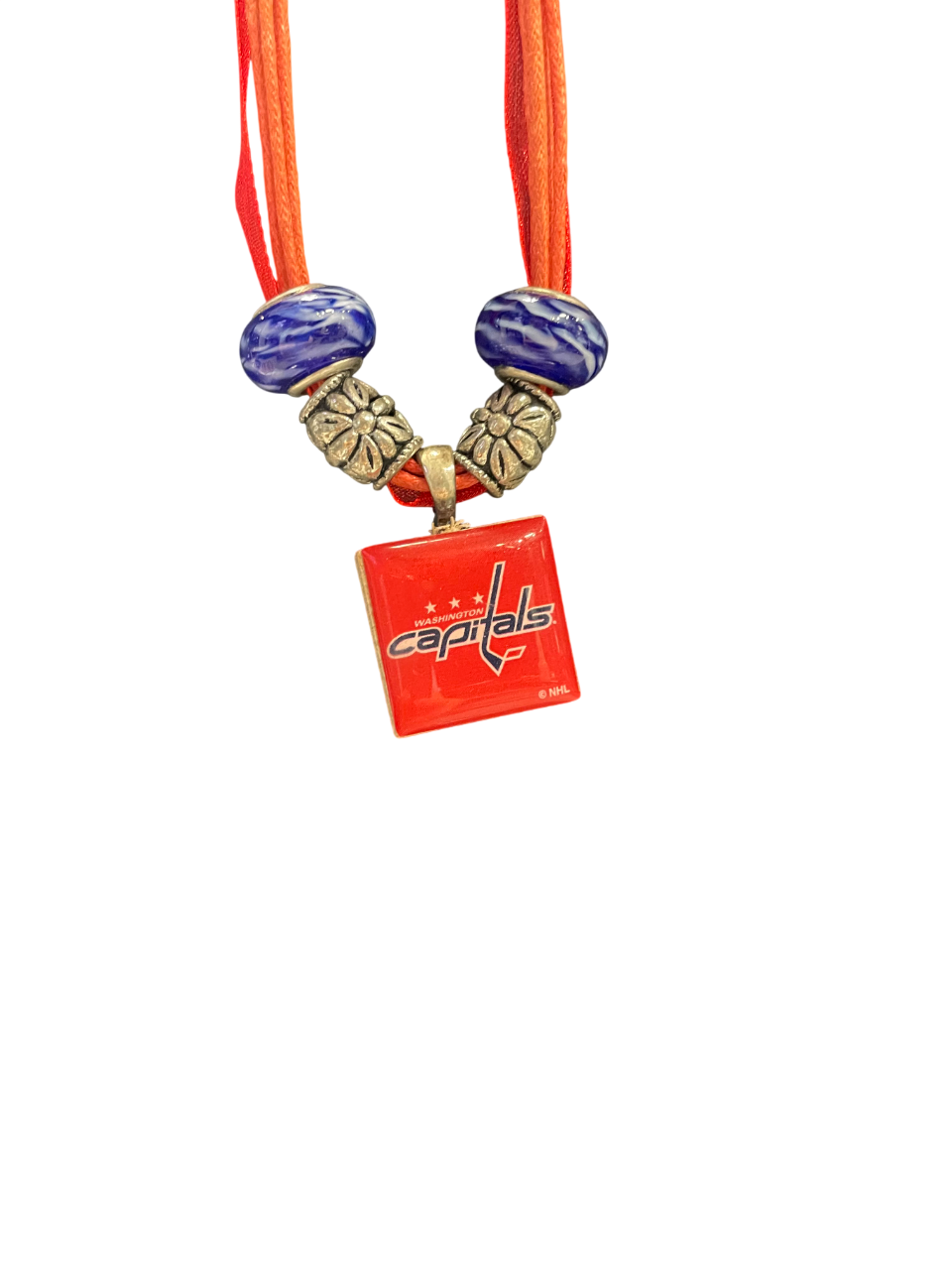 Washington Capitals Wincraft Lifetiles Ribbon Necklace