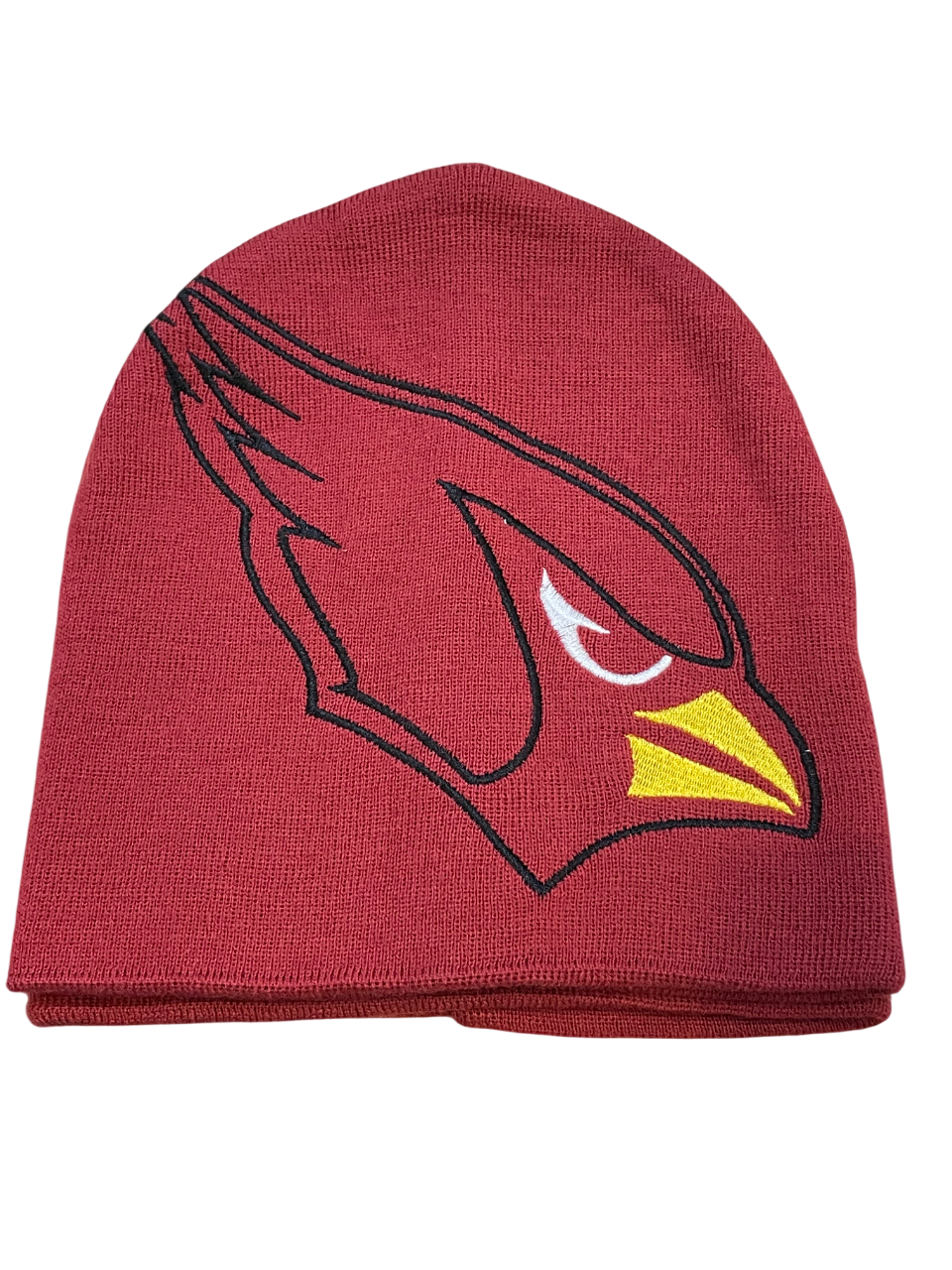 Arizona Cardinals Large Logo Knit Hat-Red