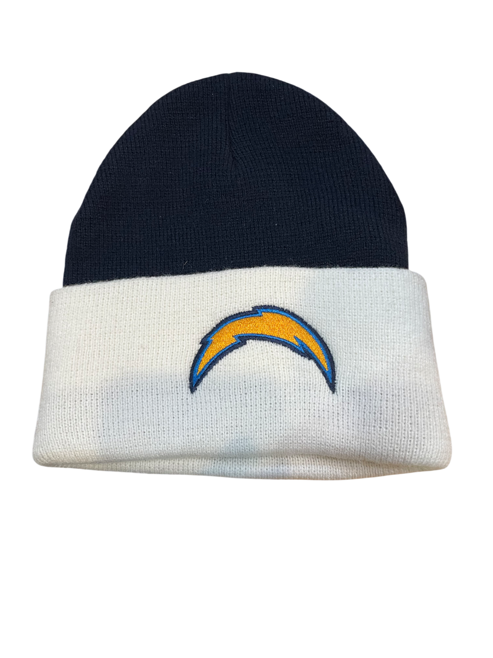 Los Angeles Chargers Basic Cuffed Knit Hat- Blue/White