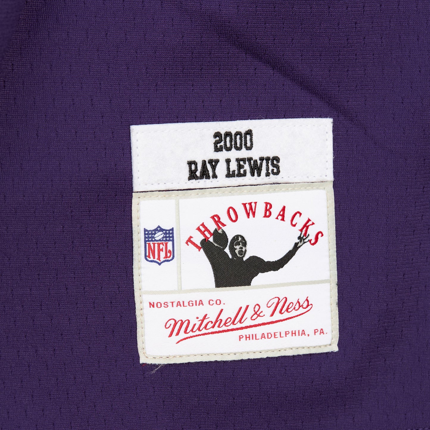 Baltimore Ravens Mitchell & Ness #52 Ray Lewis Jersey Hoodie