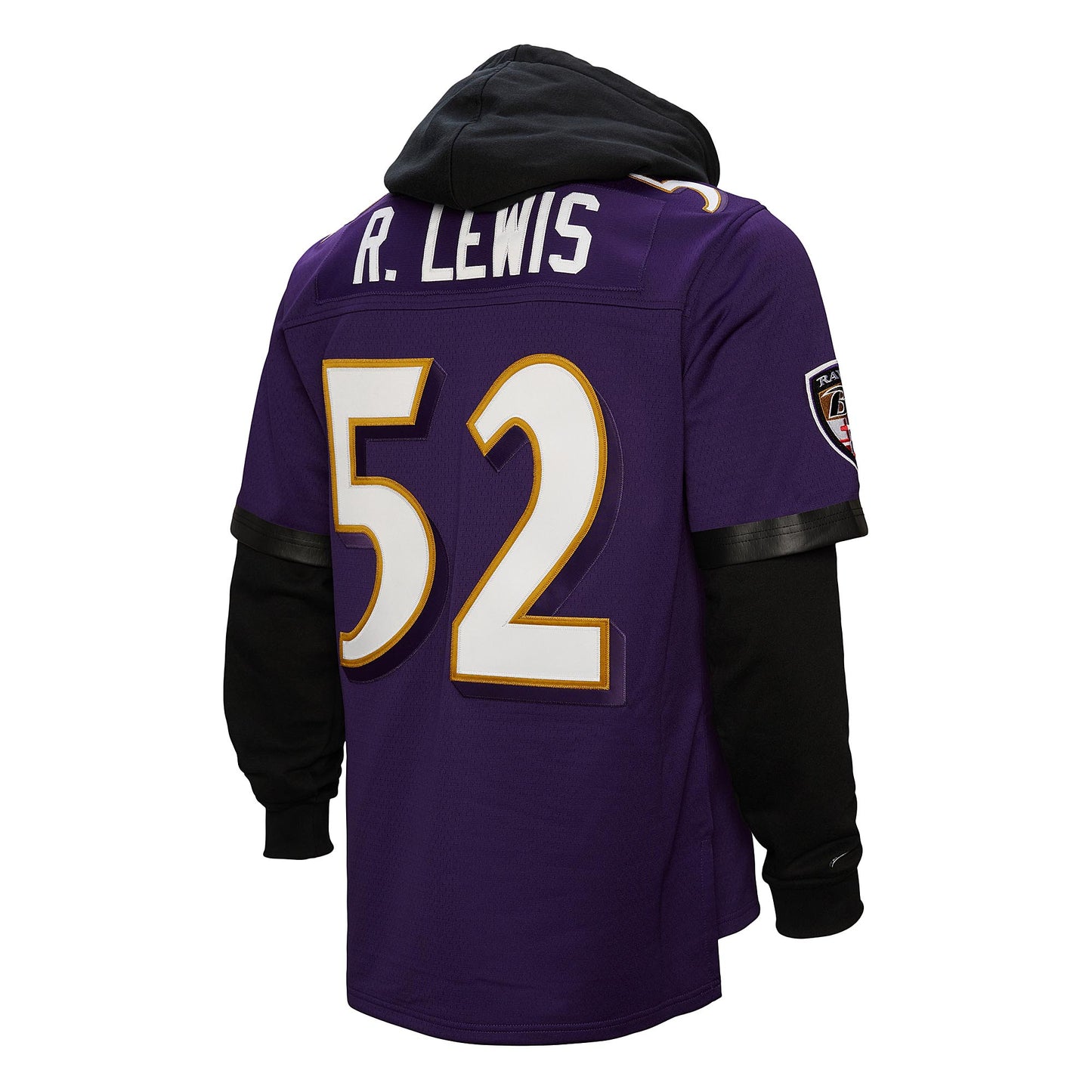 Baltimore Ravens Mitchell & Ness #52 Ray Lewis Jersey Hoodie