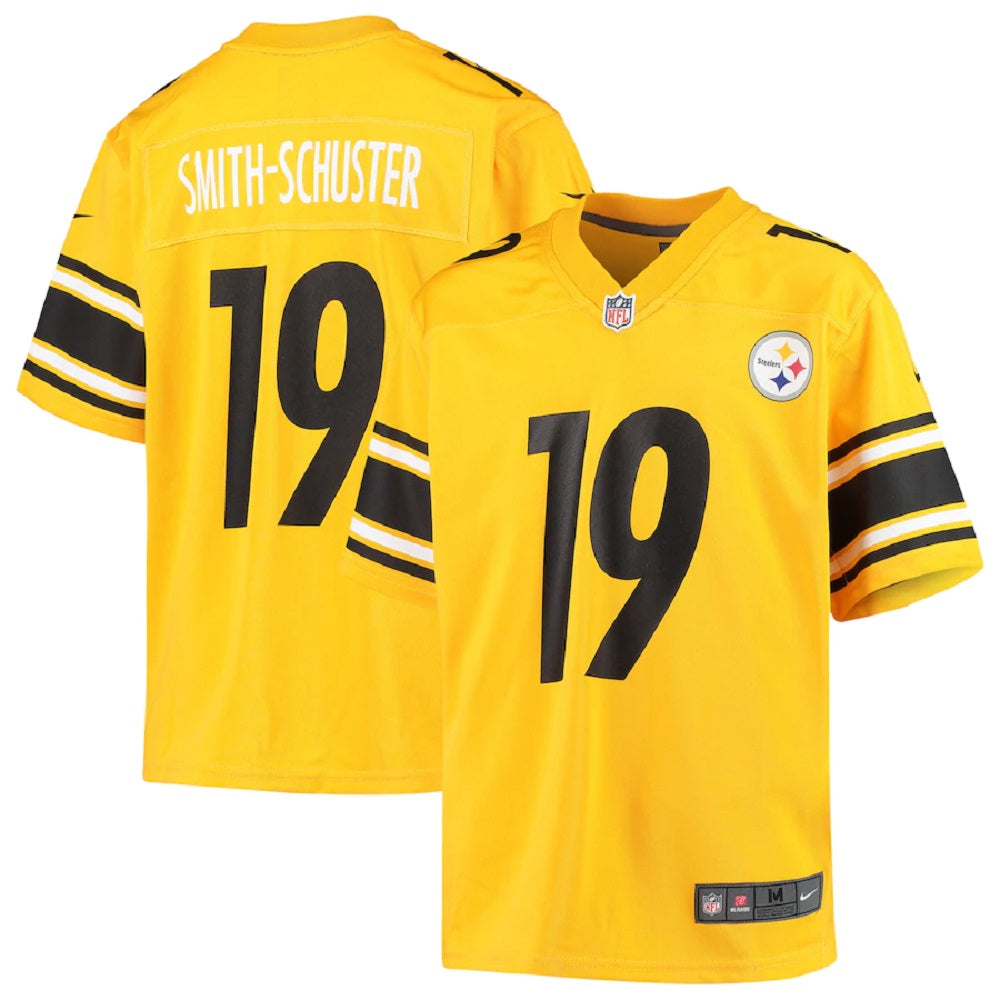 Pittsburgh Steelers #19 JuJu Smith-Schuster Color Rush Youth Jersey - Yellow