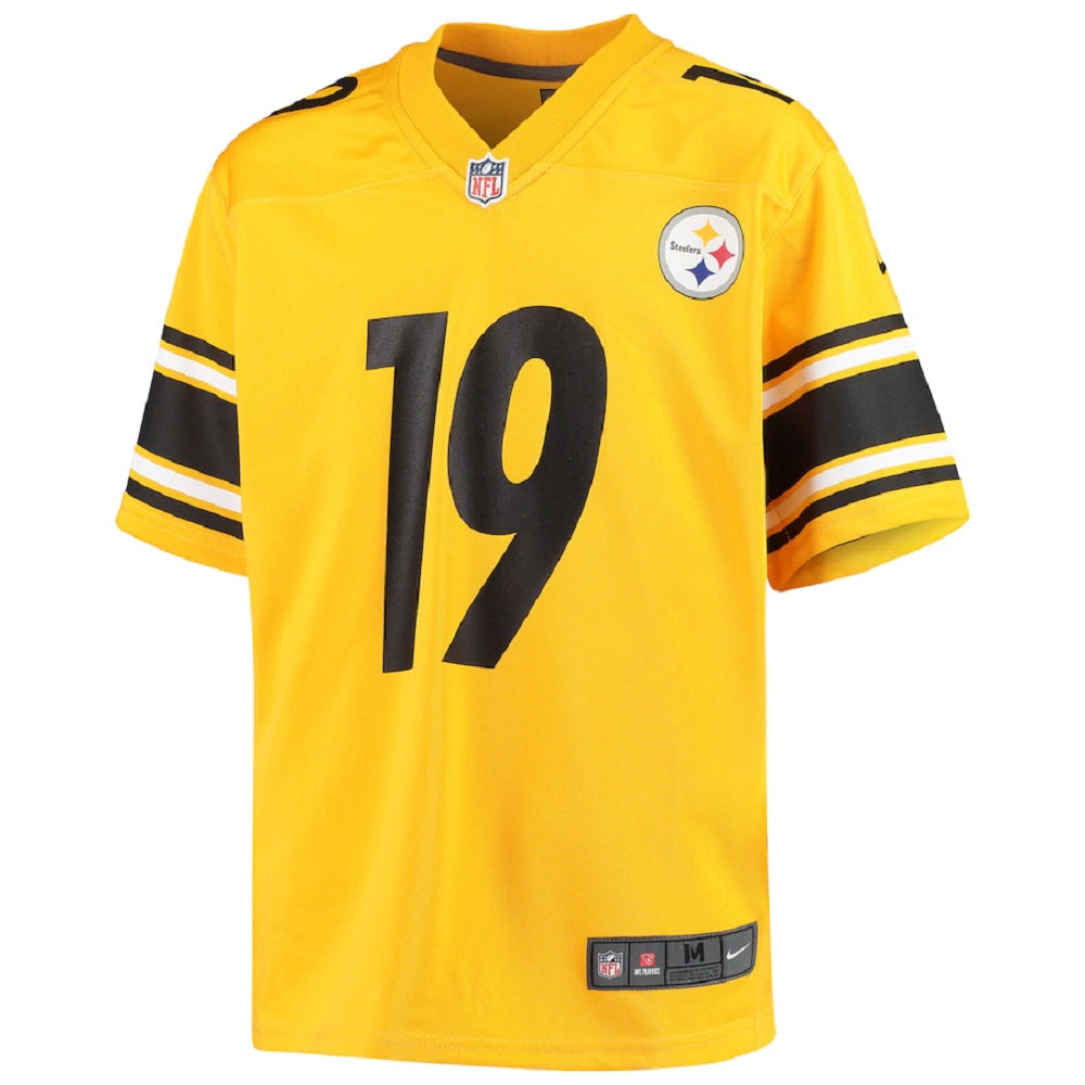 Pittsburgh Steelers #19 JuJu Smith-Schuster Color Rush Youth Jersey - Yellow